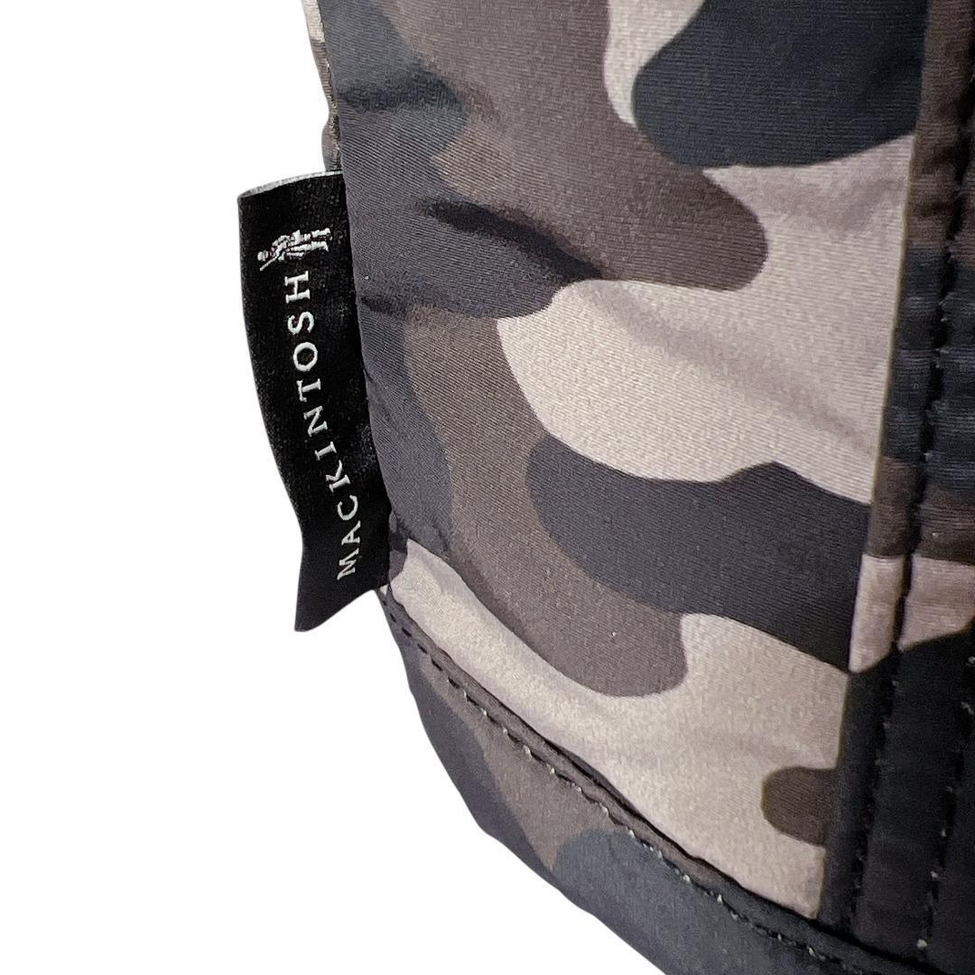 マッキントッシュ ポーター カモフラ 2WAYバケツバッグ 茶 黒 タンカー訳有