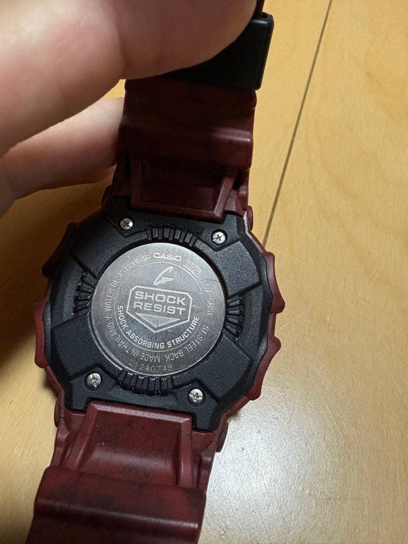 【廃盤品】CASIO G-SHOCK 電波 タフソーラー GX-56SL-4JF