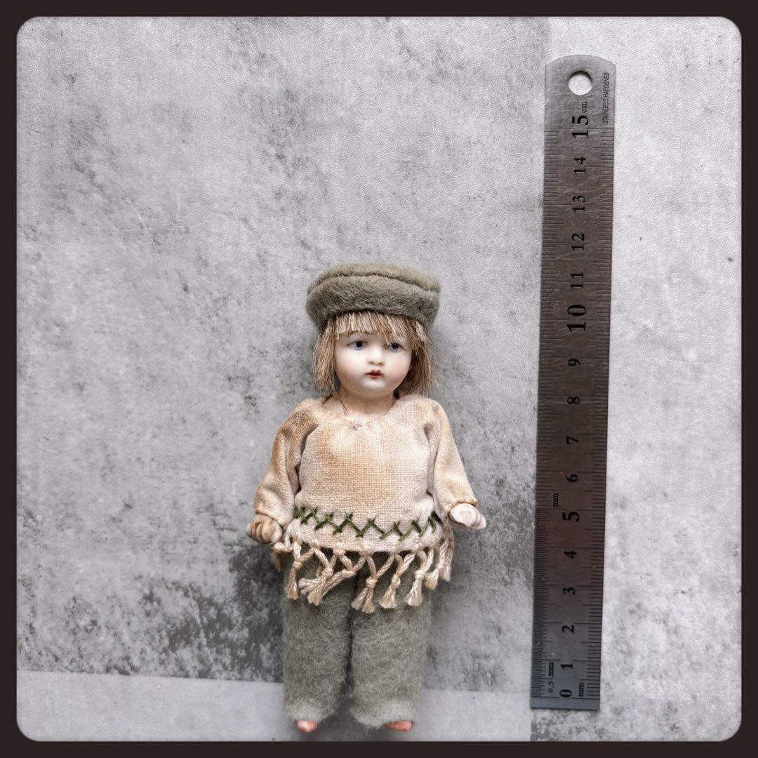 アンティーク 羊飼いの男の子 オールビスクドール ミニョネット