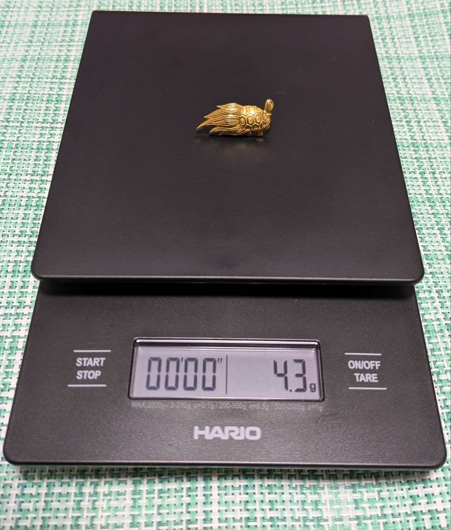 K18 タイタック 亀　4.2〜3g