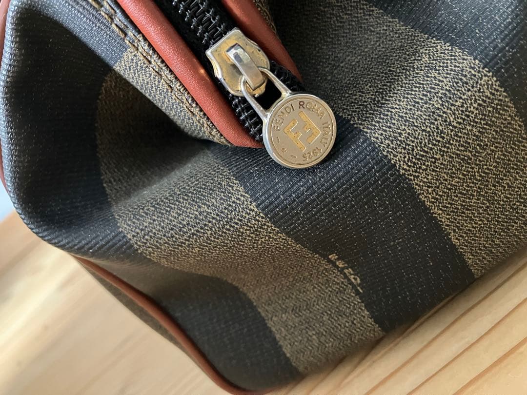 フェンディ【FENDY】ヴィンテージ　ペカン柄ミニボストンバッグ