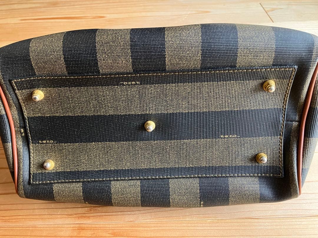 フェンディ【FENDY】ヴィンテージ　ペカン柄ミニボストンバッグ