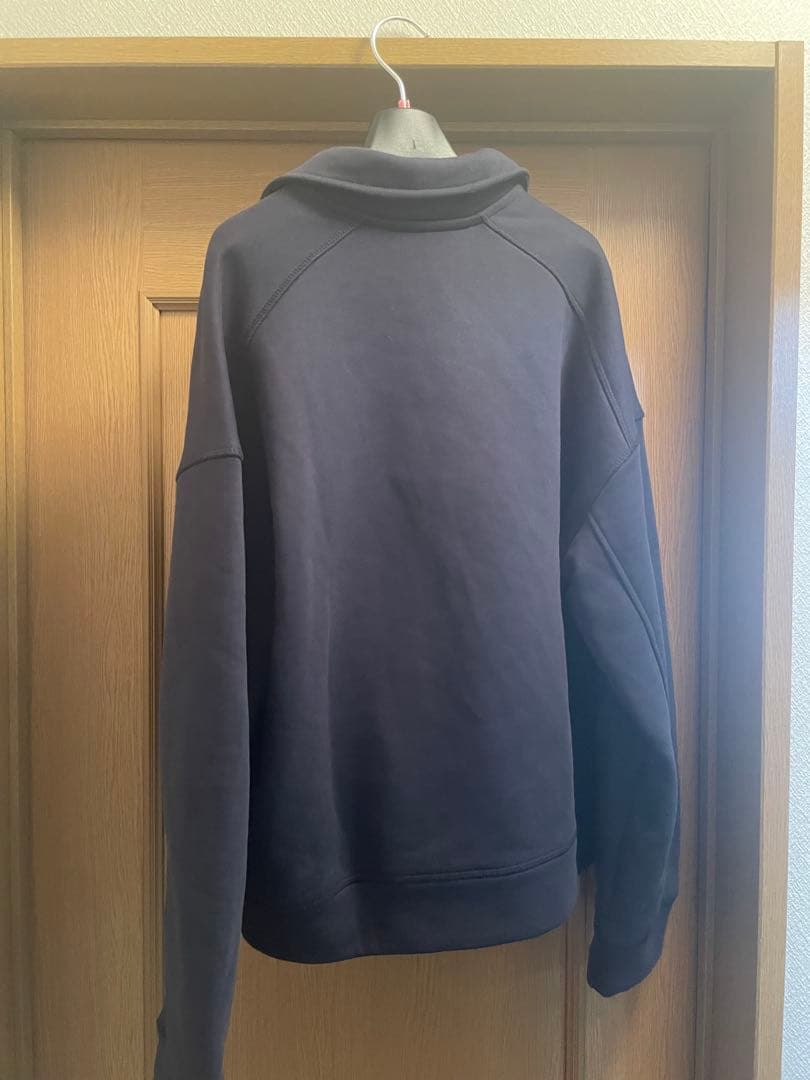 トップス GANNI Heavy Fleece Drop Shoulder Polo