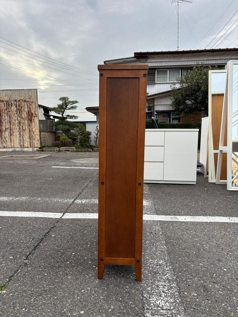 木製 3段ブックシェルフ hommage 本棚 ブラウン