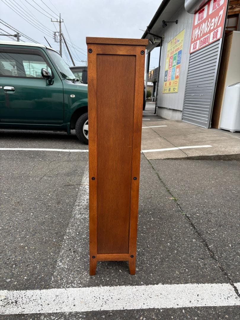 木製 3段ブックシェルフ hommage 本棚 ブラウン