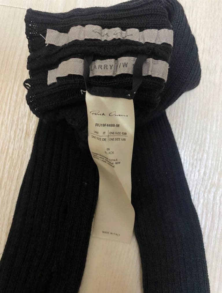 国内正規品　Rick Owens arm warmer LARRY
