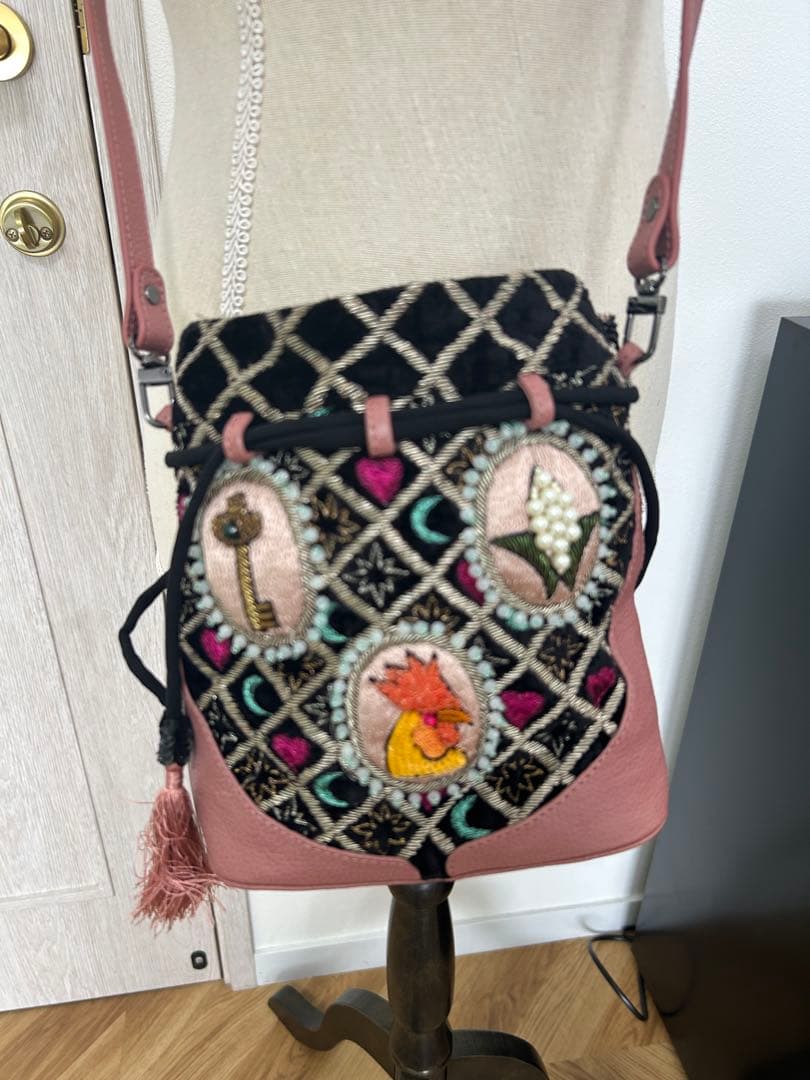 ⭐︎JAMIN PUECH⭐︎ビーズ2way巾着バッグ