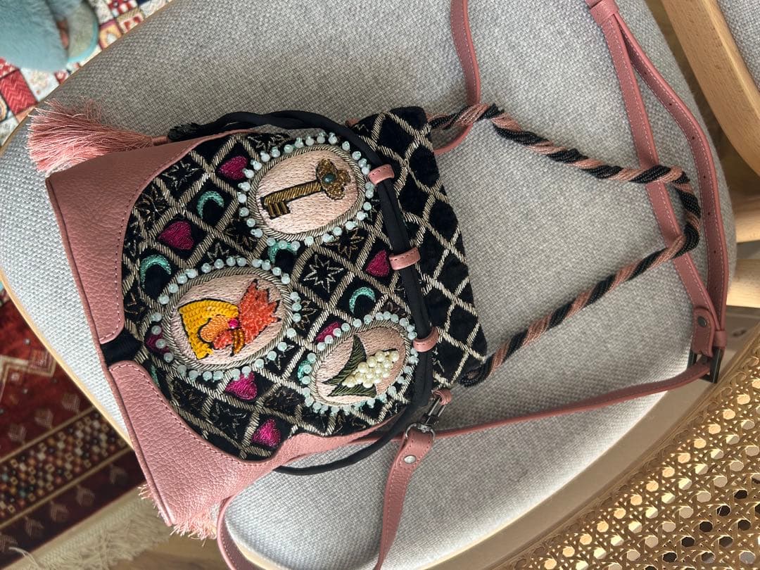 ⭐︎JAMIN PUECH⭐︎ビーズ2way巾着バッグ