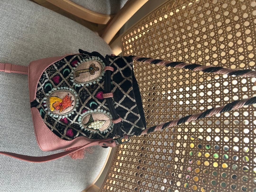 ⭐︎JAMIN PUECH⭐︎ビーズ2way巾着バッグ