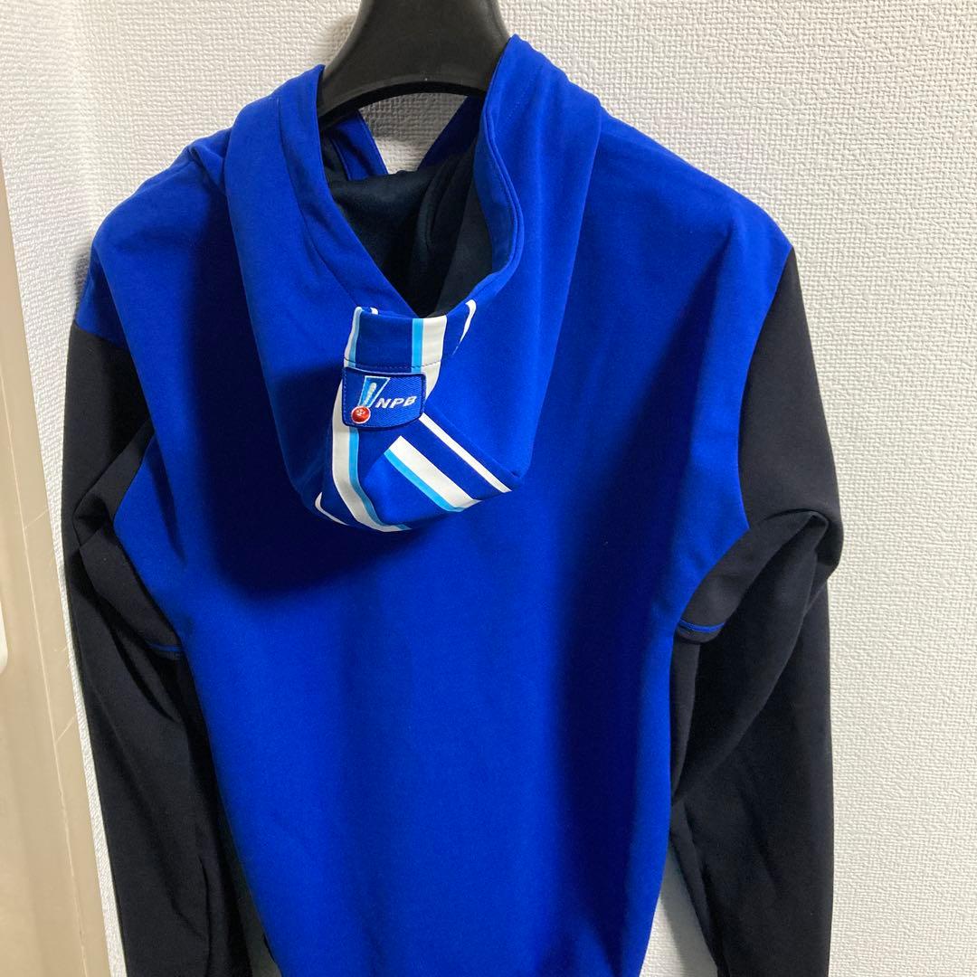 デサント横浜DeNAベイスターズ　オーセンティックパーカーSサイズ　キャップ付き