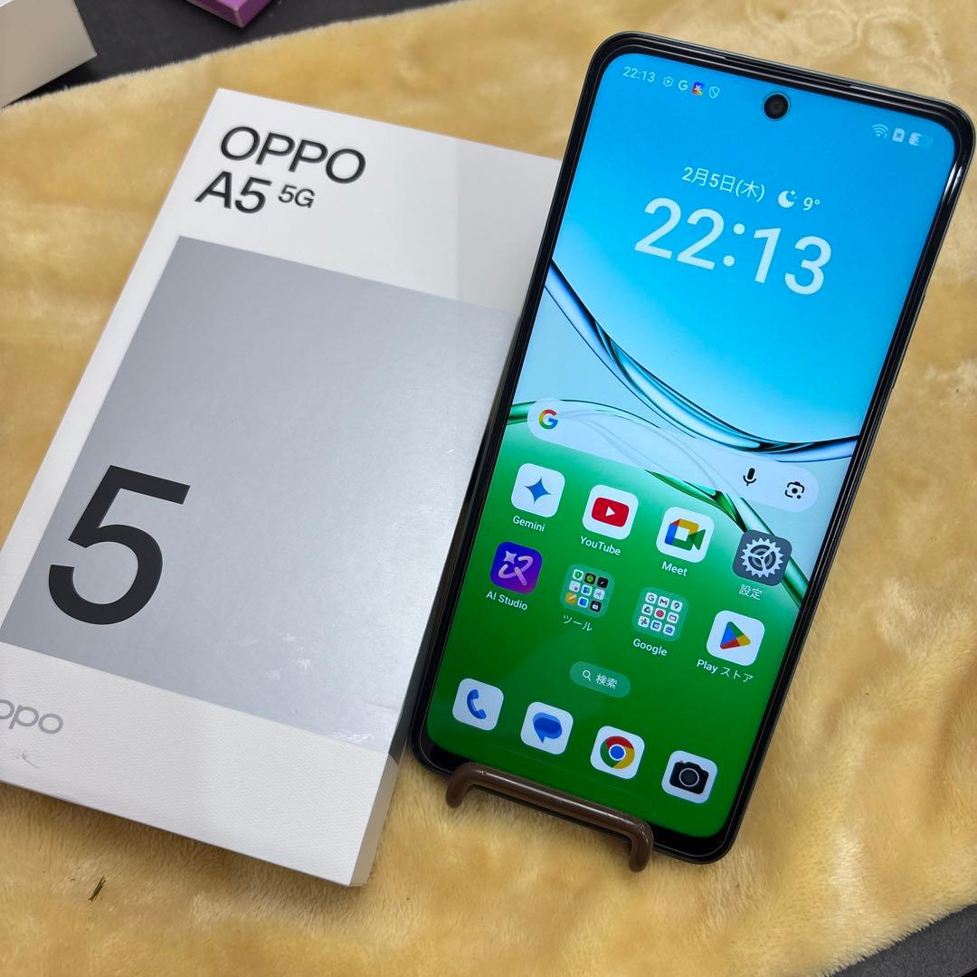 OPPO A5 5G 本体 グリーン128GB