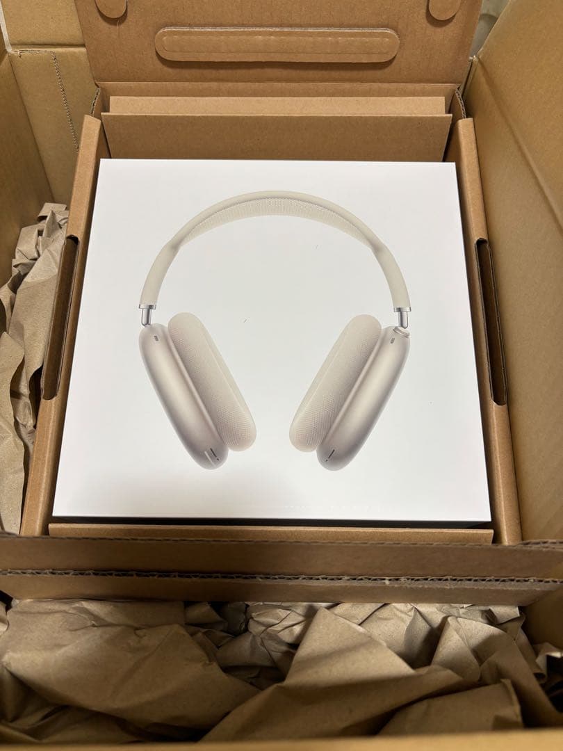 【やっほい】AirPodsMax (2024年モデル) スターライト