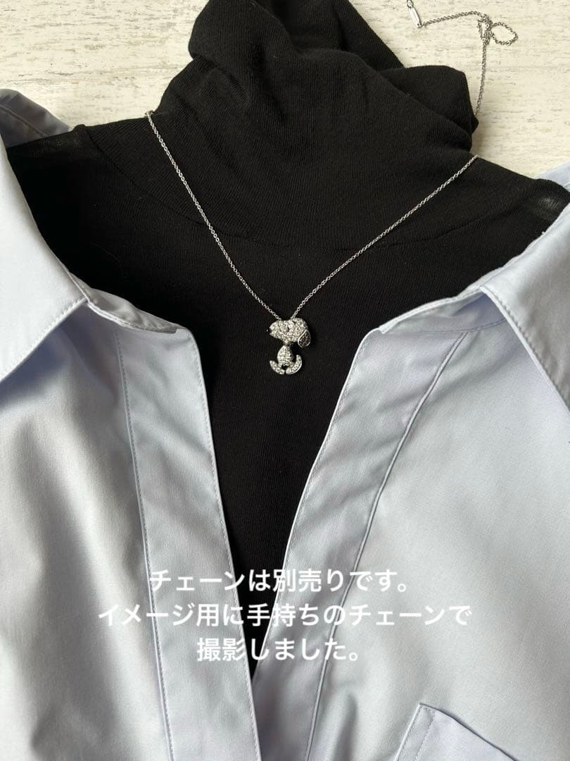 【S】KAJA BIJOUX スヌーピー ペンダント&片耳ピアス ダイヤ