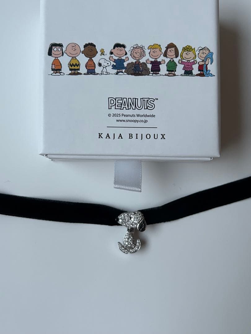 【S】KAJA BIJOUX スヌーピー ペンダント&片耳ピアス ダイヤ