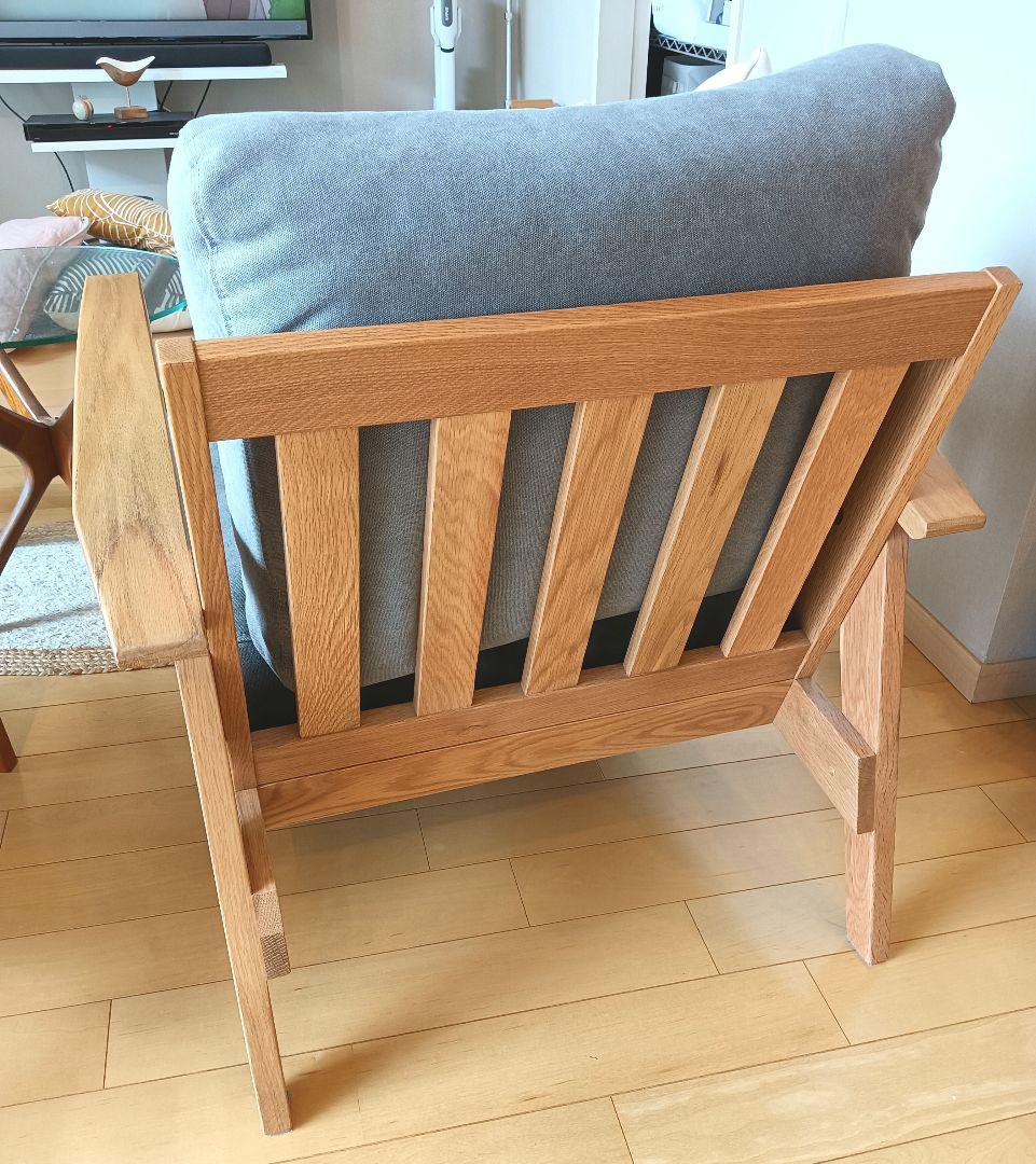 【アーバンリサーチドアーズ】ソファ 1P オーク無垢材