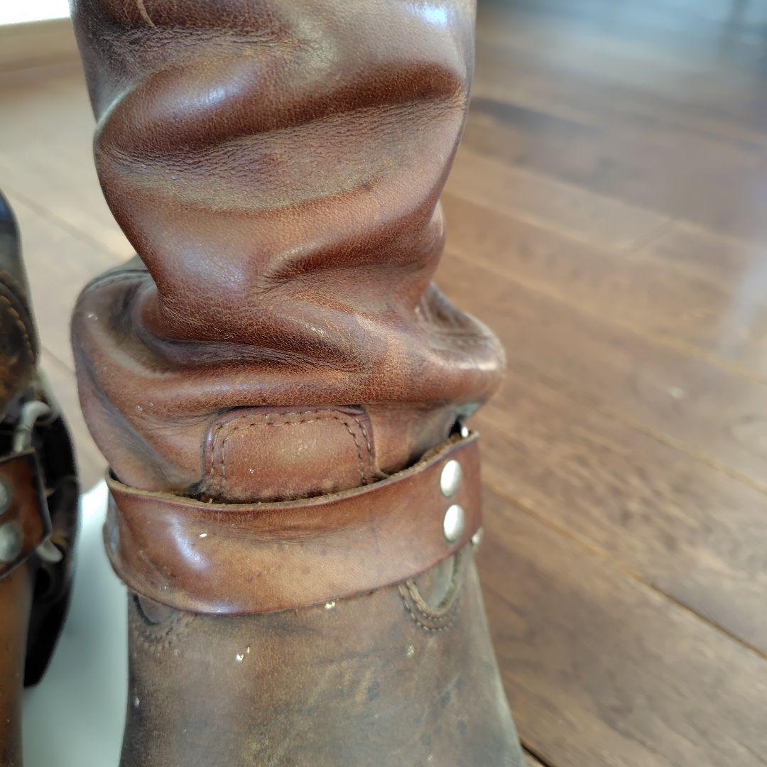 Harley-Davidson ブラウンミドルカットブーツ　ヴィンテージ