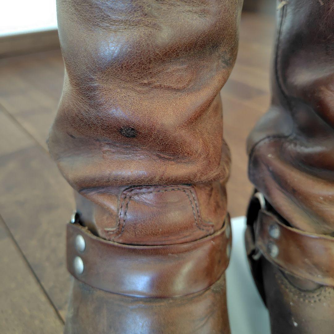 Harley-Davidson ブラウンミドルカットブーツ　ヴィンテージ