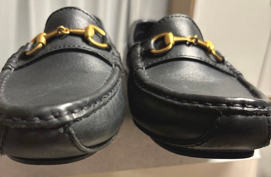 GUCCI ビットローファー ブラック　38（24.5cm）