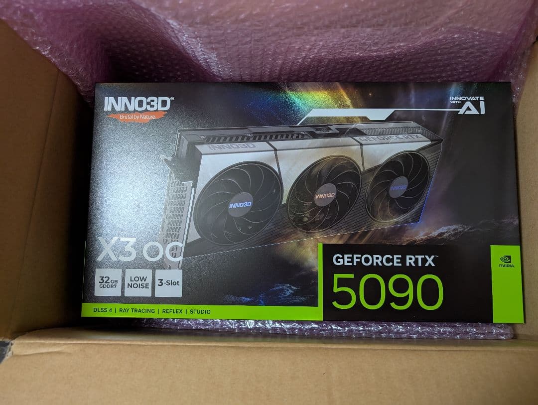 グラフィックボード・グラボ・ビデオカード INNO3D GEFORCE RTX 5090 X3 OC