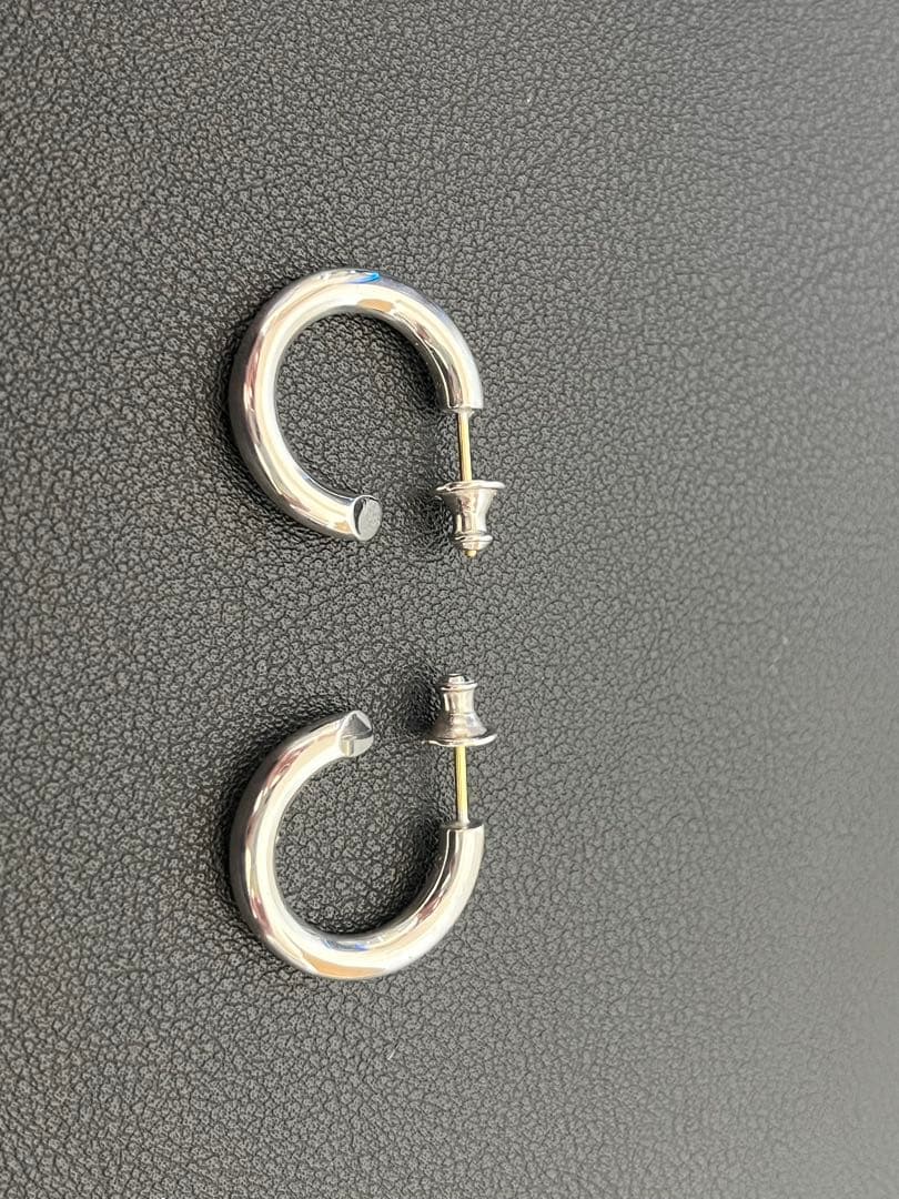 CAREERING シルバー フープピアス 501