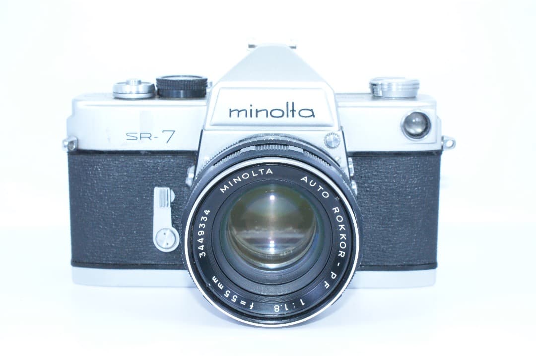フィルムカメラ MINOLTA SR-7(+ROKKOR-PF 55mm F1.8)#330