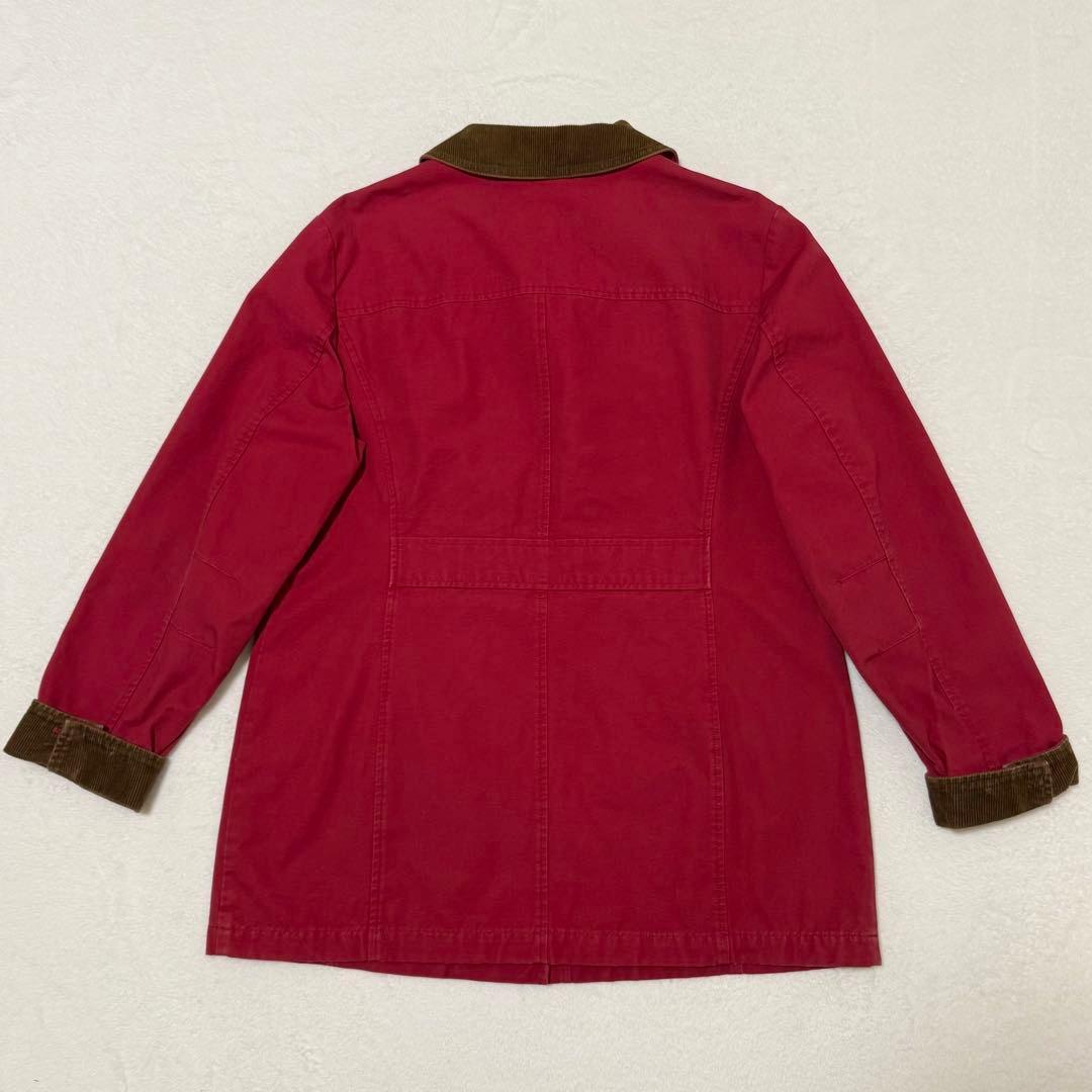 【L.L.Bean】希少　00s ハンティングジャケット　木タグ　レッド系