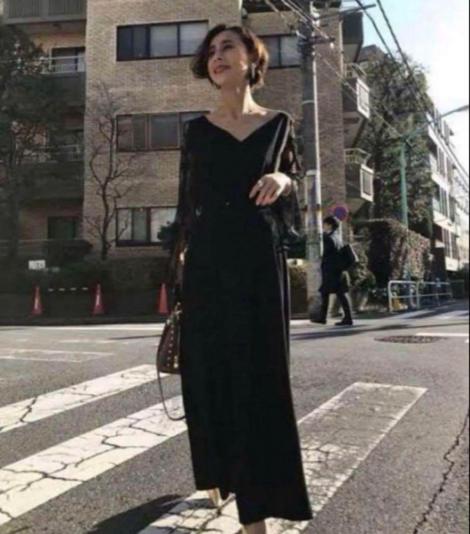 ameri vintege レーススリーブリファインドドレス　オケージョン