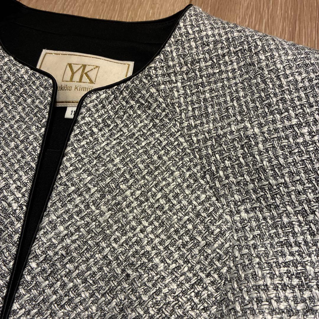 ユキコキミジマ　ノーカラーフォーマルジャケット 11号