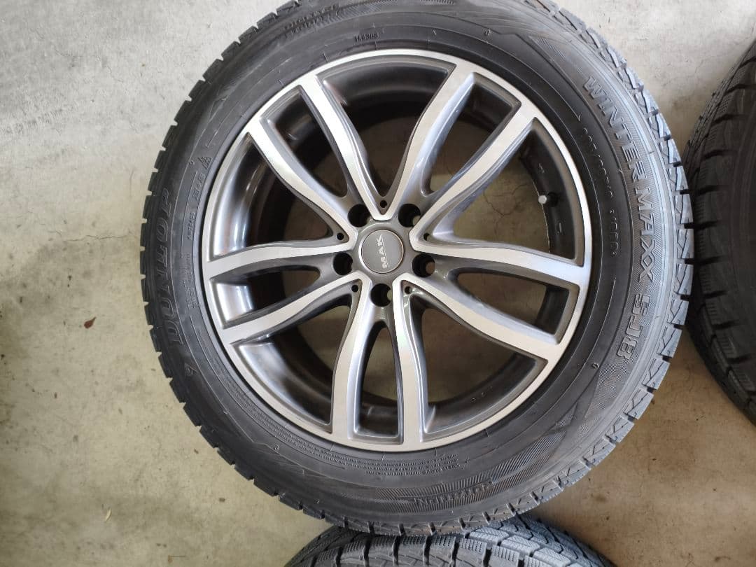  X3.X4 MAK　スタッドレスタイヤ・ホイールセット　4本