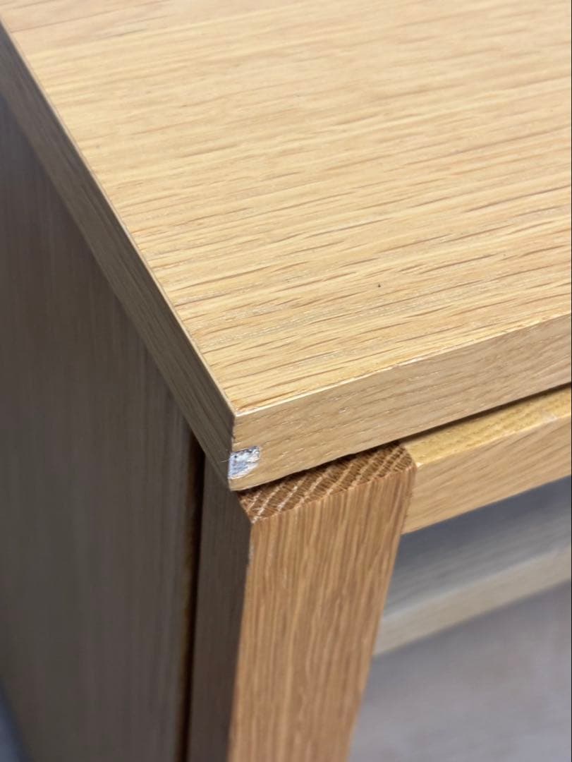 ⭐︎無印良品 木製AVラック 110cm オーク テレビ台 ガラス　MUJI