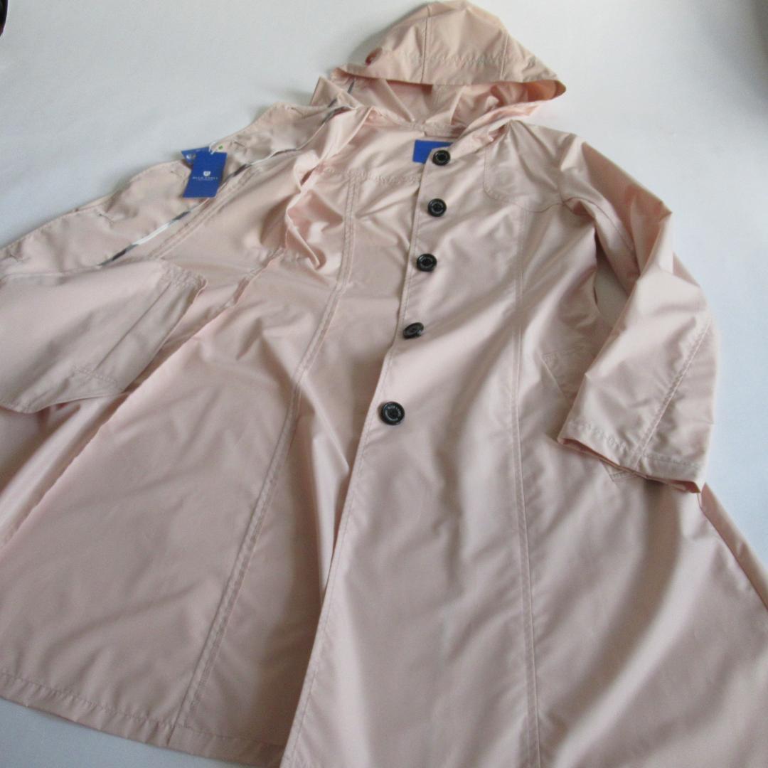 ブルーレーベルクレストブリッジ新品ピンク レインコート 36
