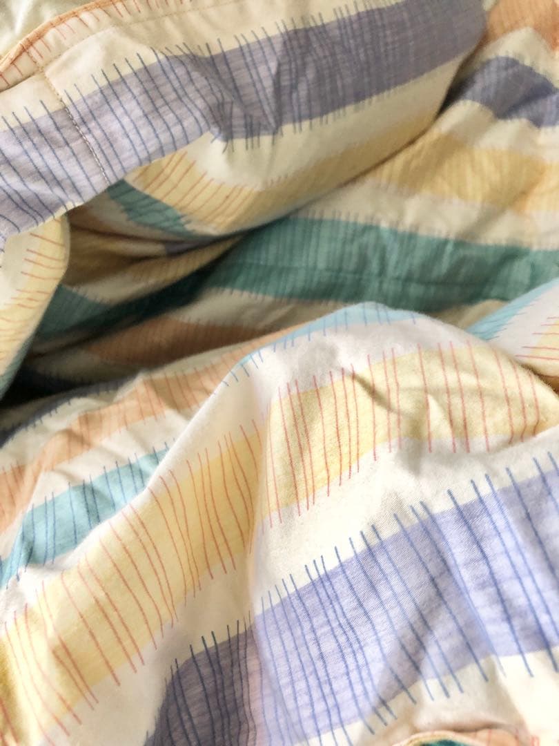 掛け布団　東洋羽毛　ダブル　カバー付き