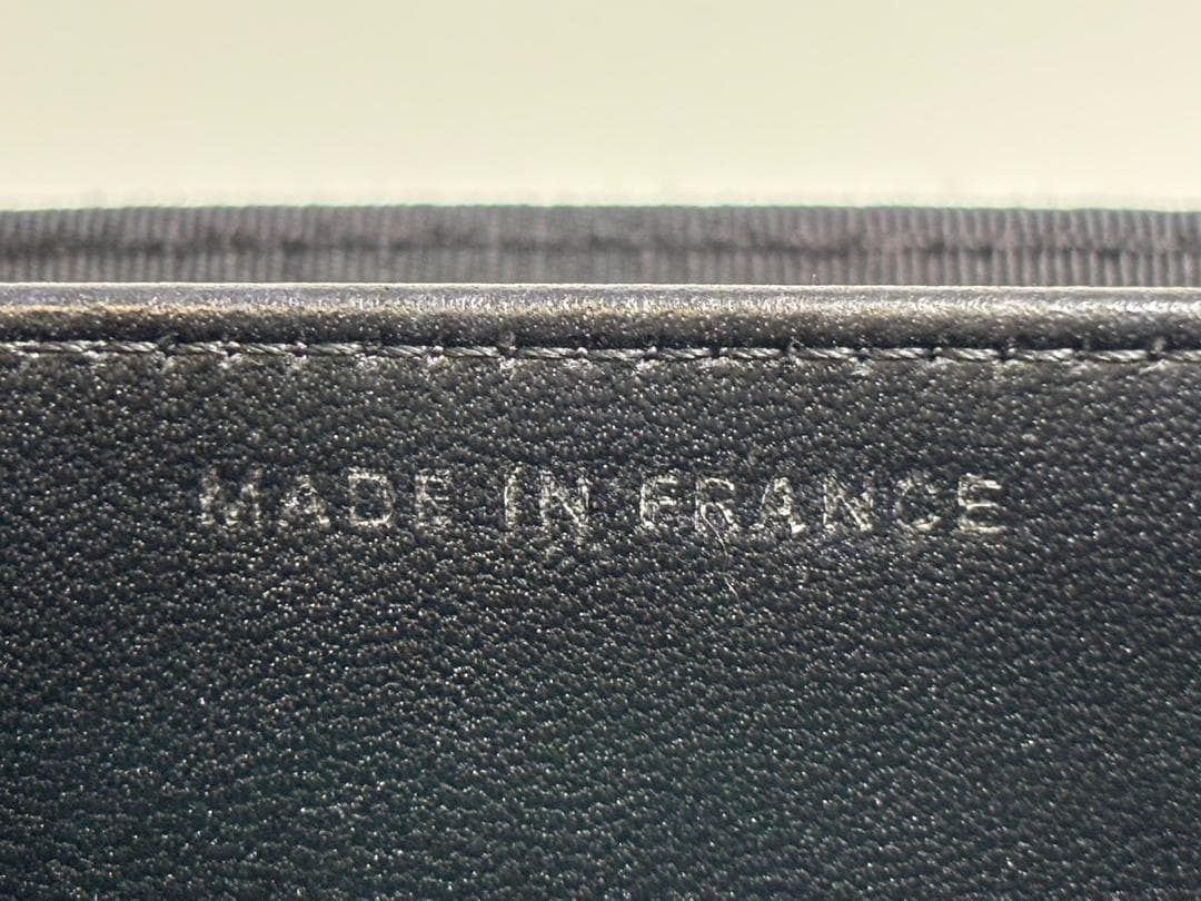 CHANEL マトラッセ コンパクトウォレット カードケース ブラック