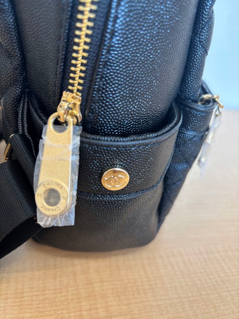 CHANEL キルティングバックパック ブラック　ノベルティ