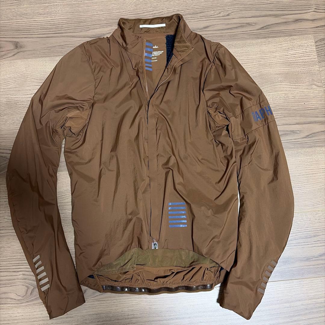 ラファ rapha インサレーテッドジャケット　ダークブラウンメンズM 修復あり