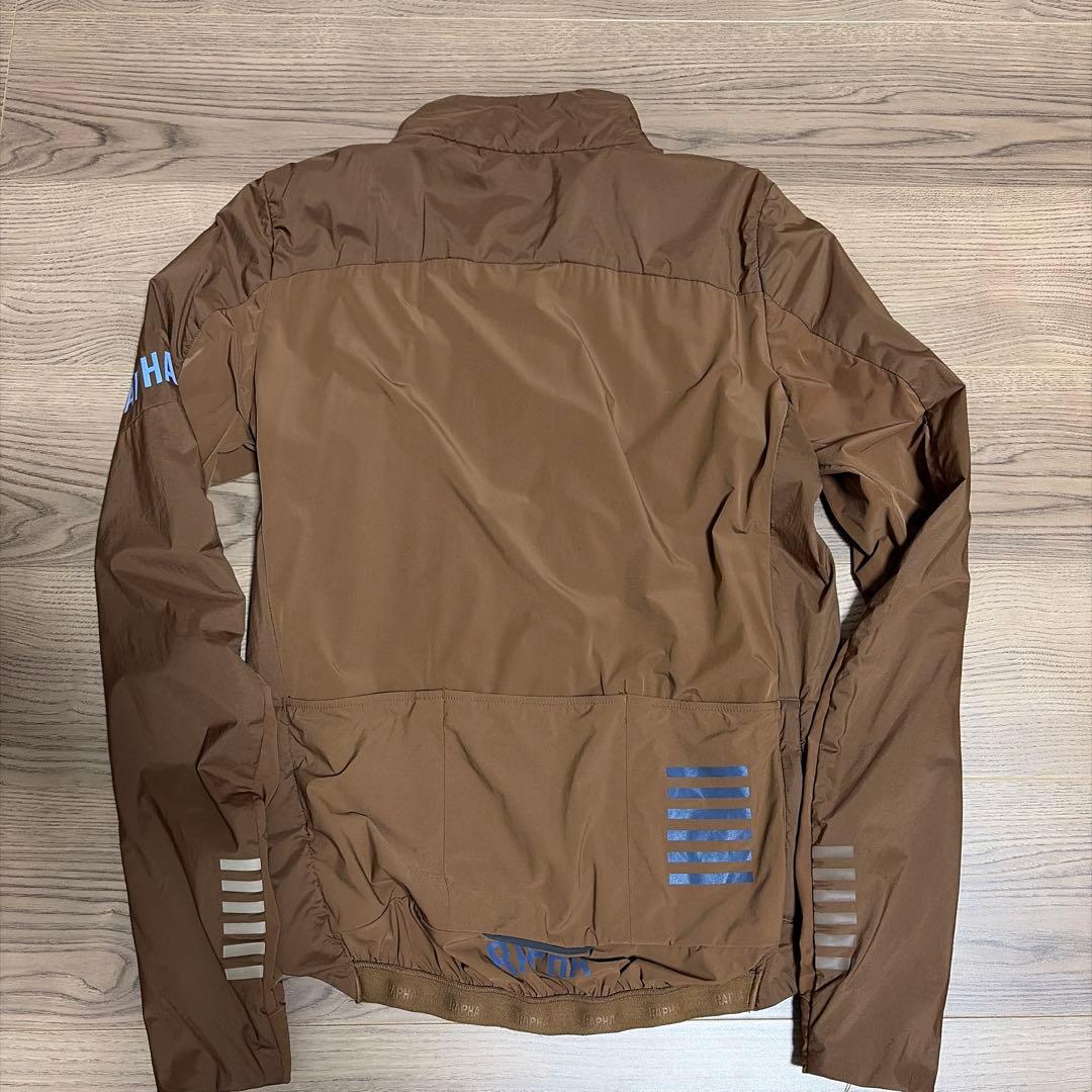 ラファ rapha インサレーテッドジャケット　ダークブラウンメンズM 修復あり