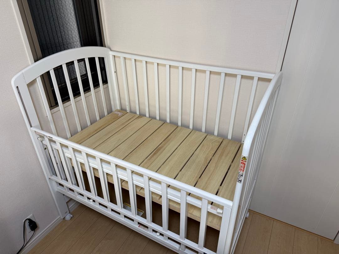 KATOJI ハイポジションベビーベッド アーチ (ホワイト)