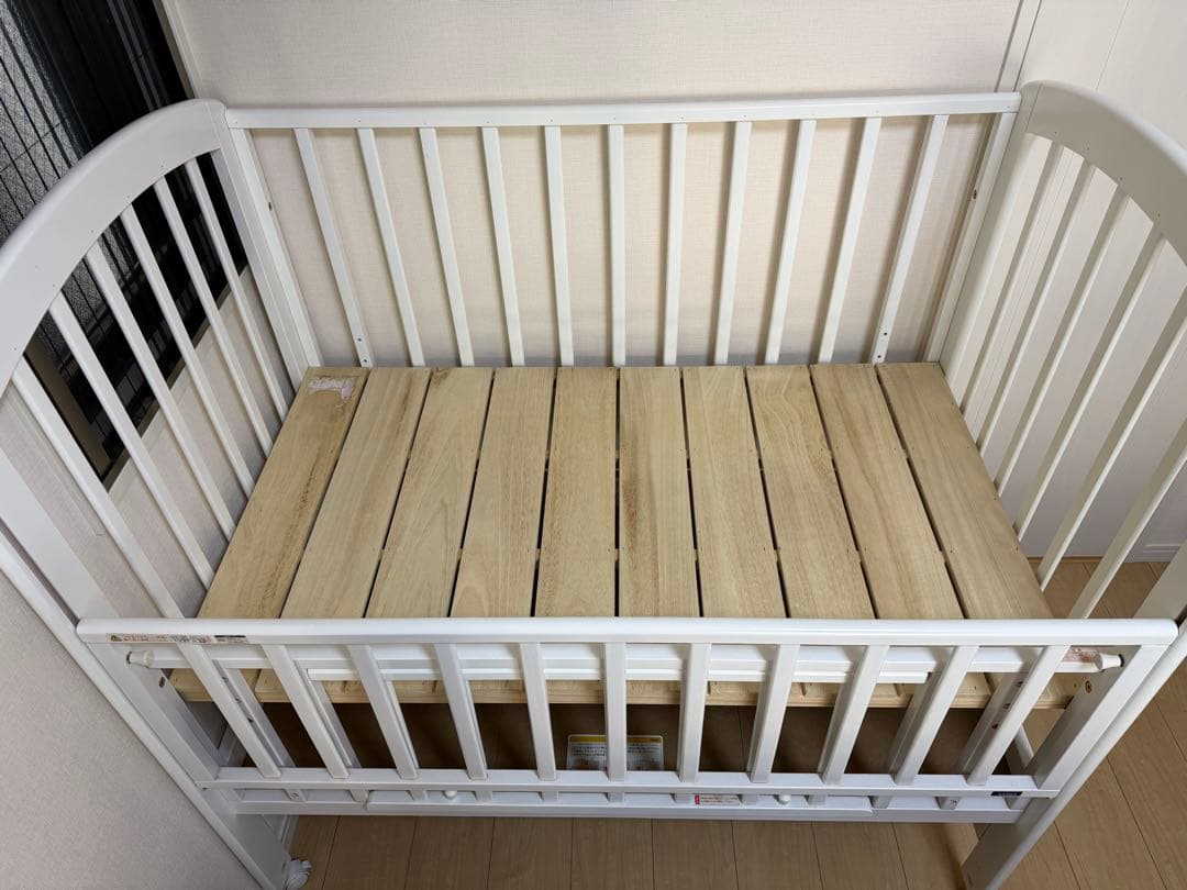 KATOJI ハイポジションベビーベッド アーチ (ホワイト)