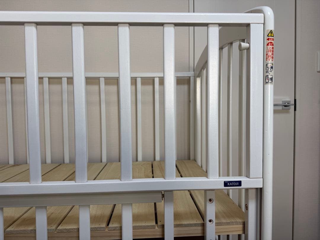 KATOJI ハイポジションベビーベッド アーチ (ホワイト)