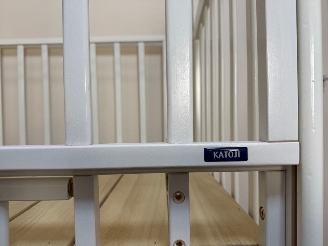 KATOJI ハイポジションベビーベッド アーチ (ホワイト)