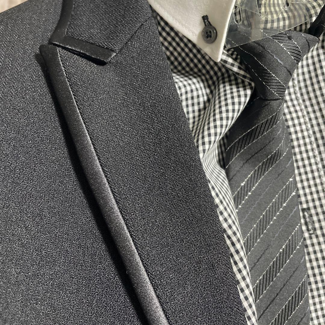 美品　フォーマル　ミチコロンドン　150　クリーニング　パイピング　男子　スーツ