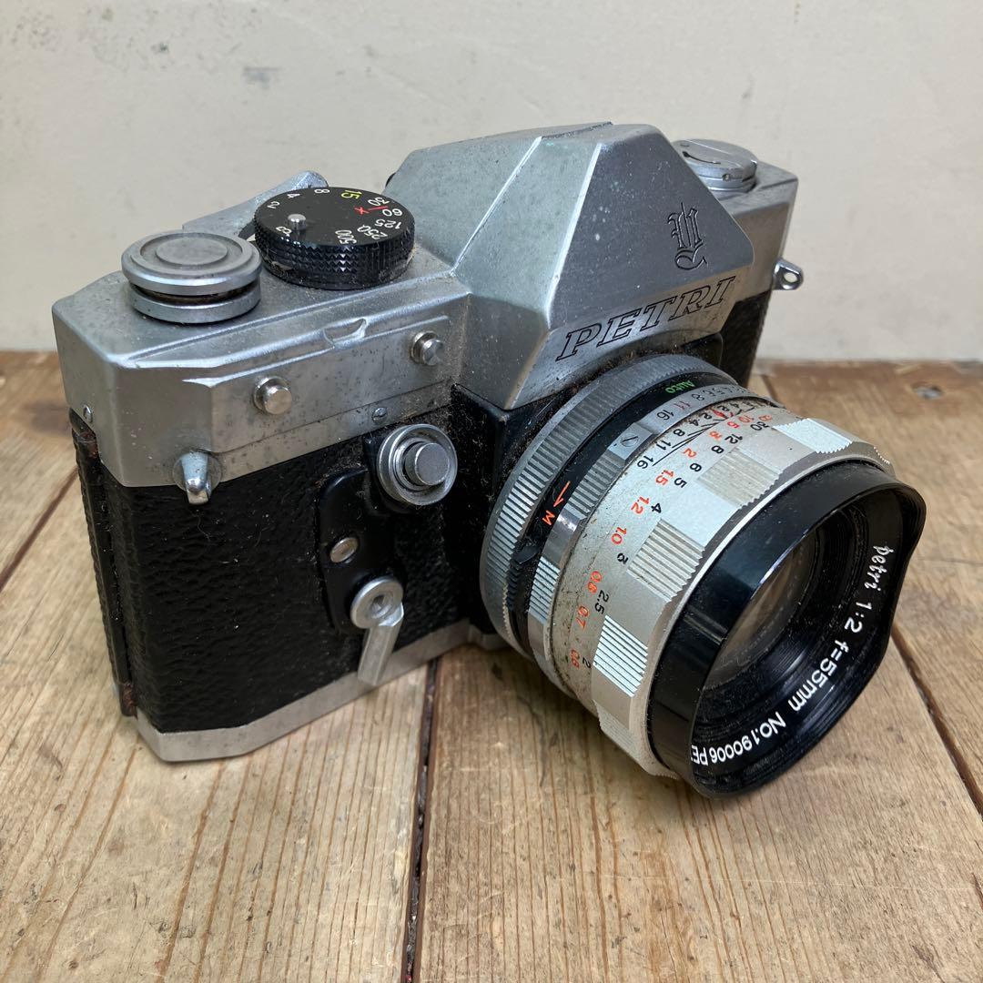 A-壁 ジャンク ペトリ V6 一眼レフ フィルムカメラ オールドレンズ 希少