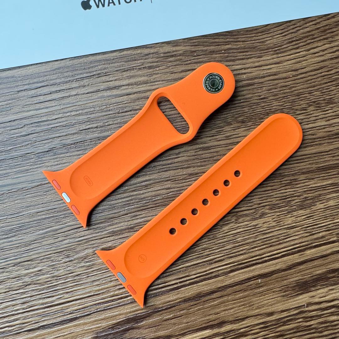 2543 未使用　Apple Watch エルメス　オレンジ　スポーツバンド