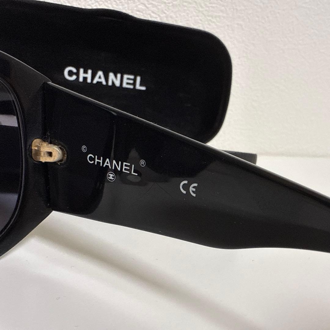 【CHANEL】90s ヴィンテージ サングラス ビッグロゴ スクエア型