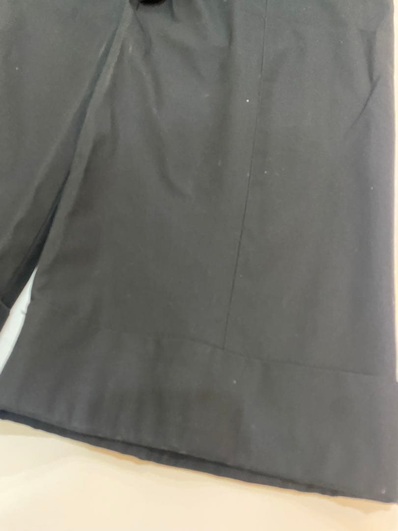 sh288 マメクロゴウチ　ブラックハイウエストカジュアルパンツ