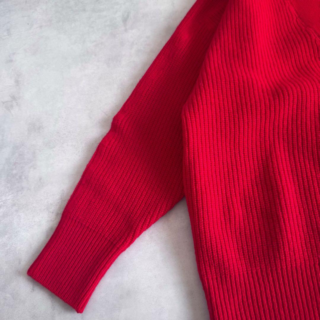 美品▲ジャーナルスタンダード ニット カーディガン ウール レッド 赤