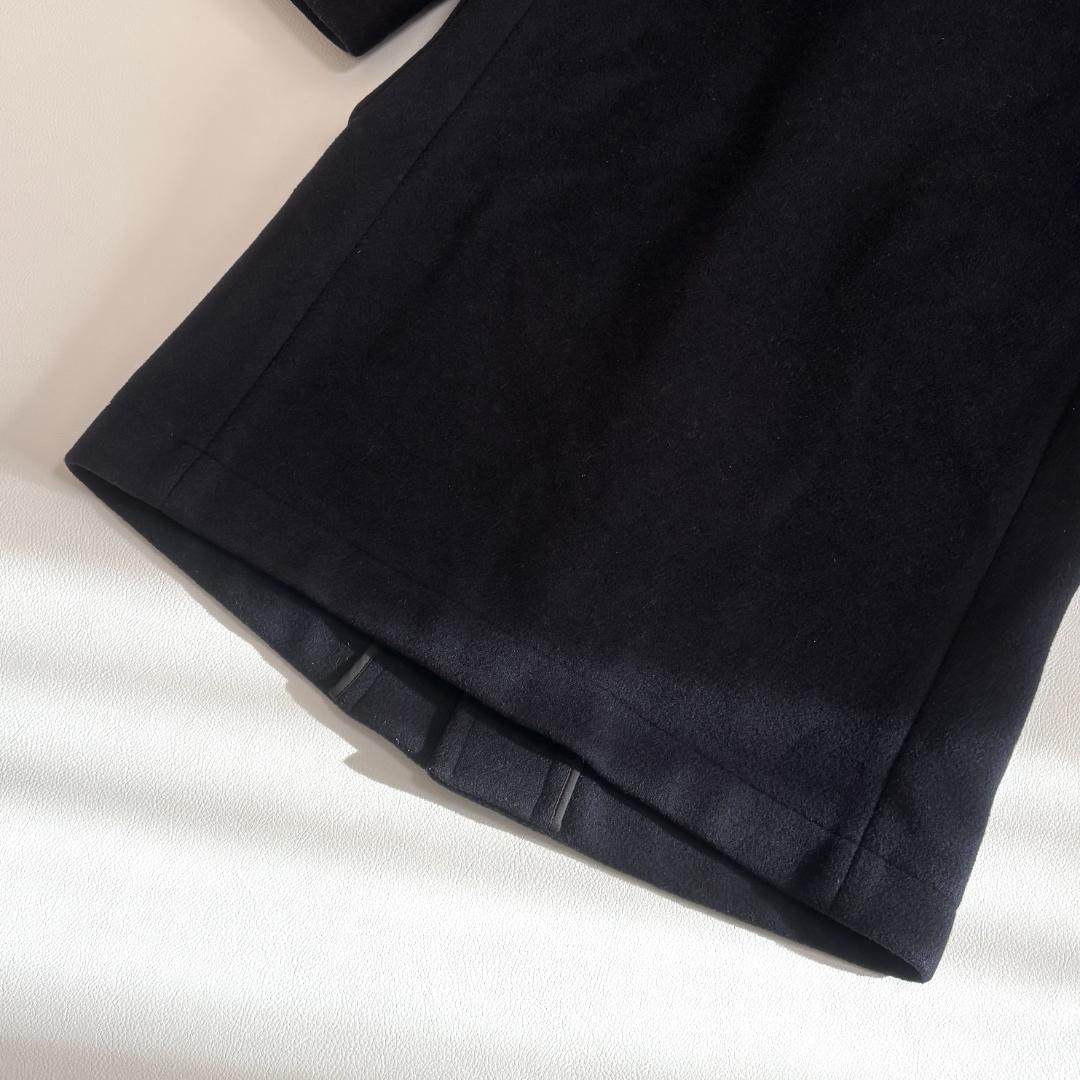 HYKE ダッフルコート フード トグルボタン ウール 日本製 M ネイビー