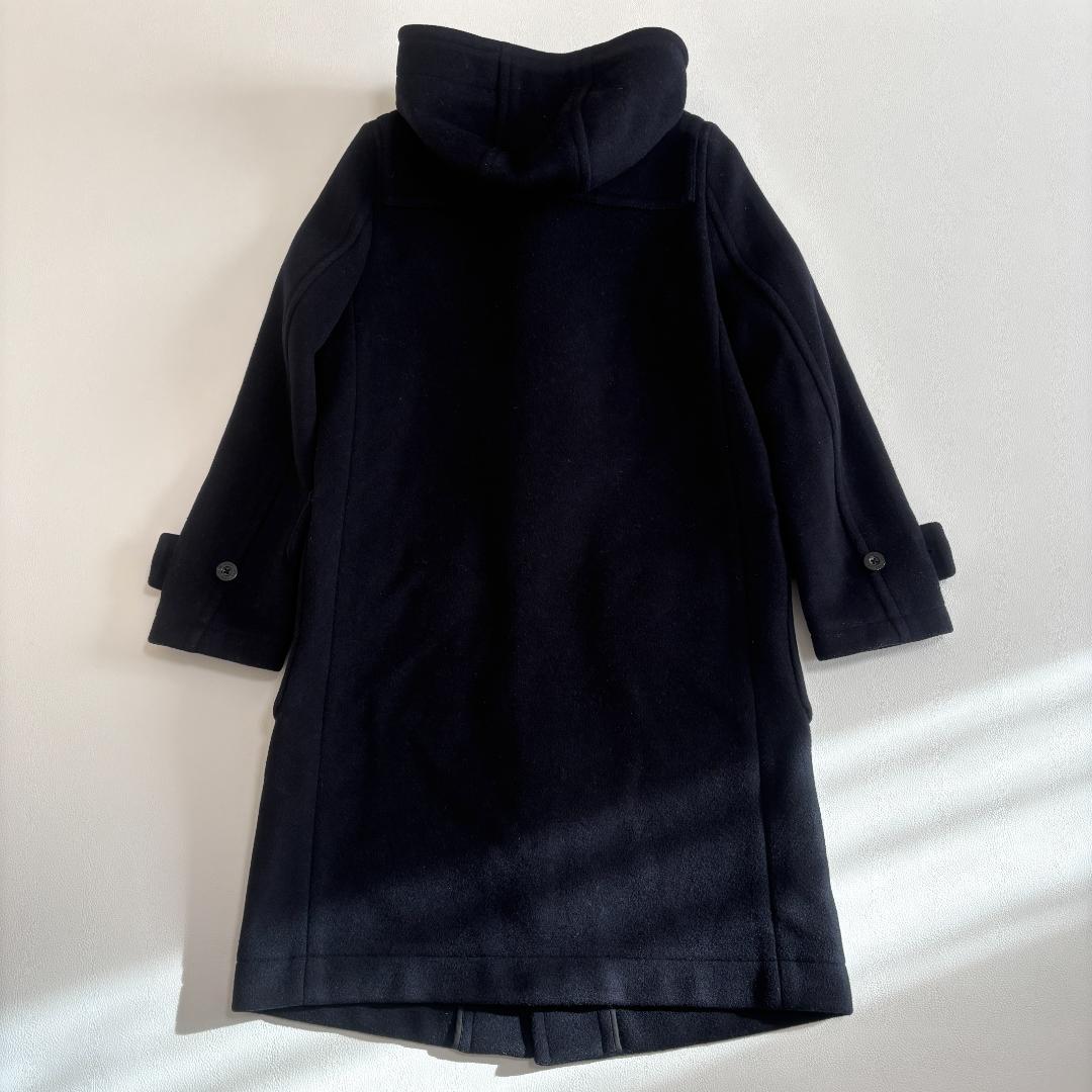 HYKE ダッフルコート フード トグルボタン ウール 日本製 M ネイビー