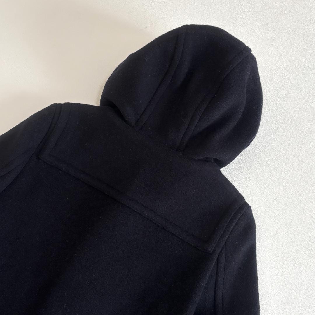 HYKE ダッフルコート フード トグルボタン ウール 日本製 M ネイビー