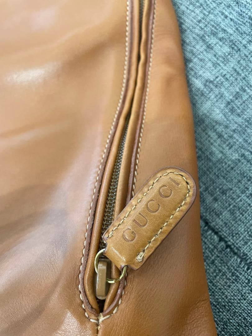 専用　GUCCI レザー ドラムバッグ　ボストン　ジムバック　超希少